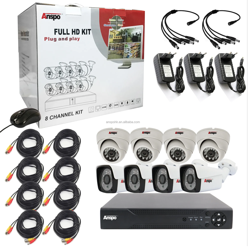 Kit de vidéosurveillance filaire 8Ch, 2mp – Image 2