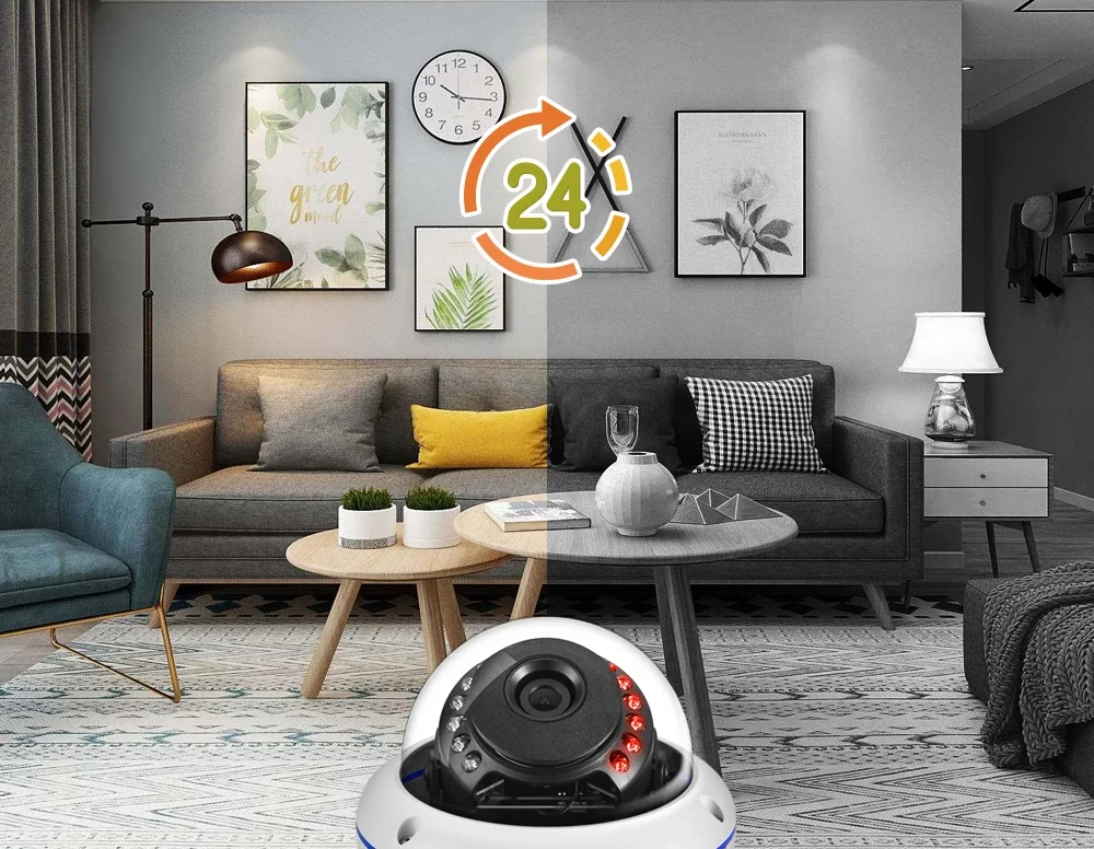 Caméra de surveillance dôme extérieure/intérieur IP 4MP/5MP – Image 6