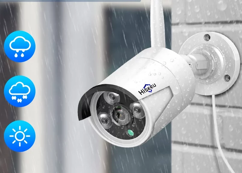 kit de vidéosurveillance 3MP IP NVR 8CH sans fil avec écran 12 LCD – Image 2