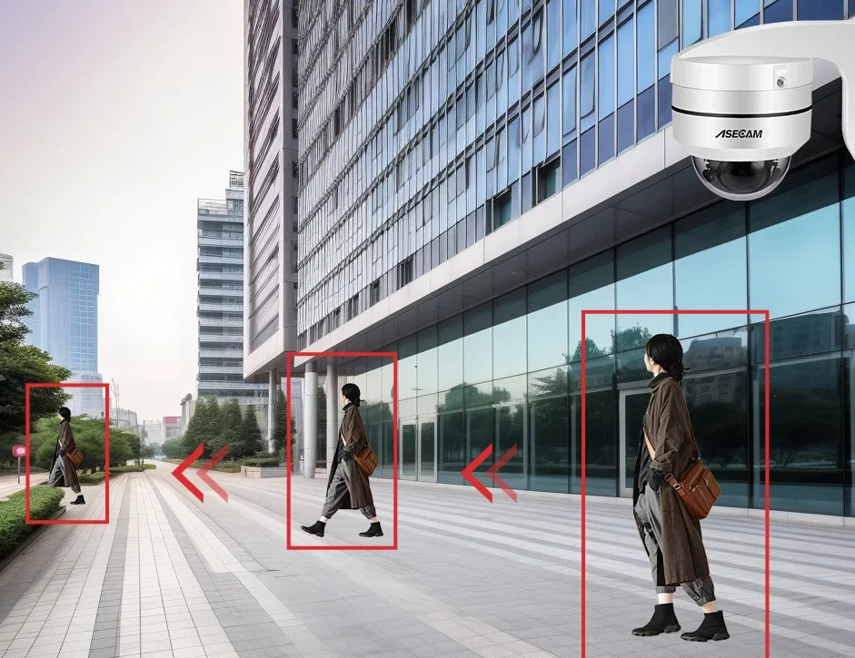 Camera surveillance dôme extérieur IP 8MP 4K PTZ 5X Optical Zoom – Image 5