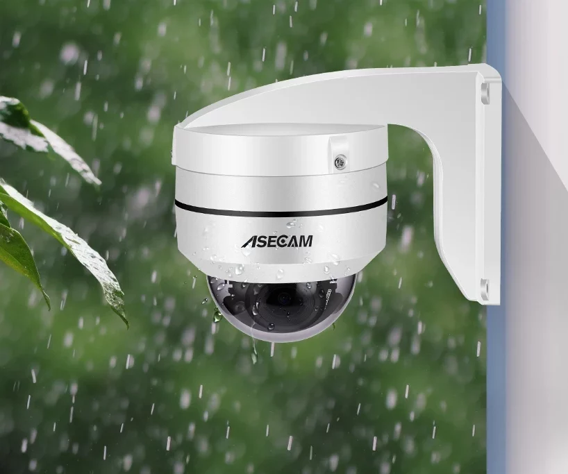 Camera surveillance dôme extérieur IP 8MP 4K PTZ 5X Optical Zoom – Image 6