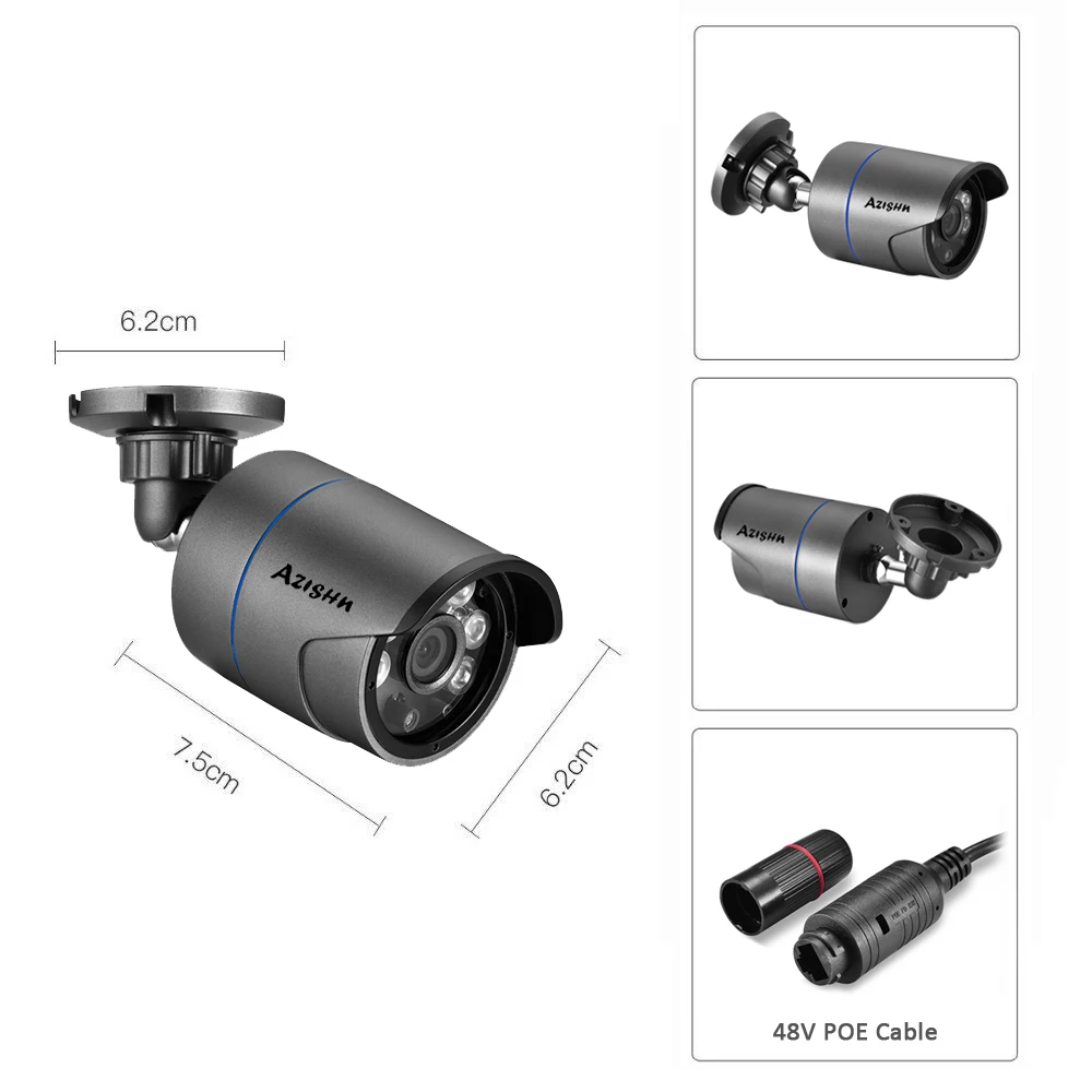 Kit vidéosurveillance intérieure et/ou extérieure, audio, caméra IP, 8CH, 5MP – Image 9