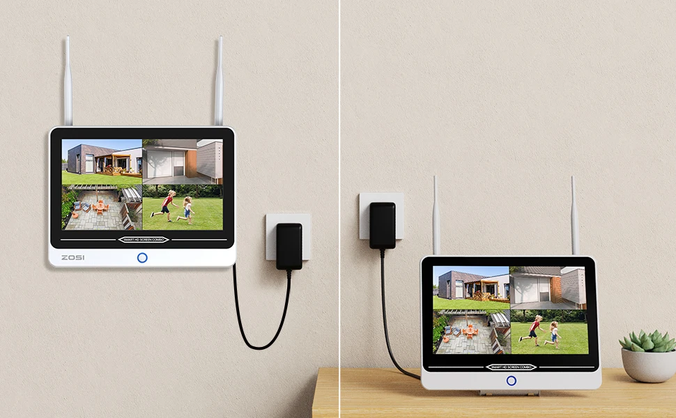 Kit vidéosurveillance intérieure/extérieure wifi PTZ avec écran LCD 12,5 – Image 8