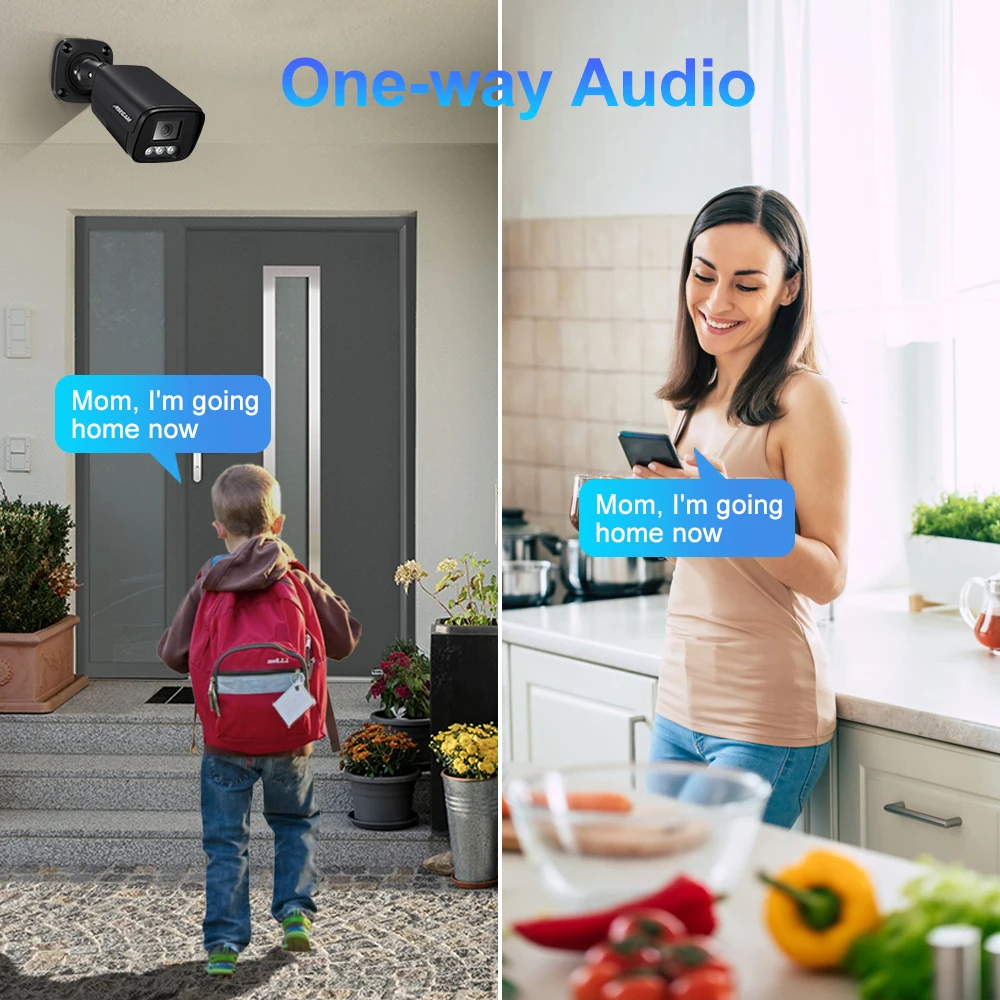 Caméra de surveillance extérieure/intérieur IP POE HD 8MP/4K de la marque AseCam – Image 3