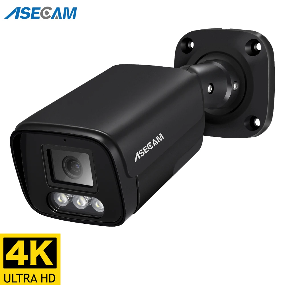 Caméra de surveillance extérieure/intérieur IP POE HD 8MP/4K de la marque AseCam