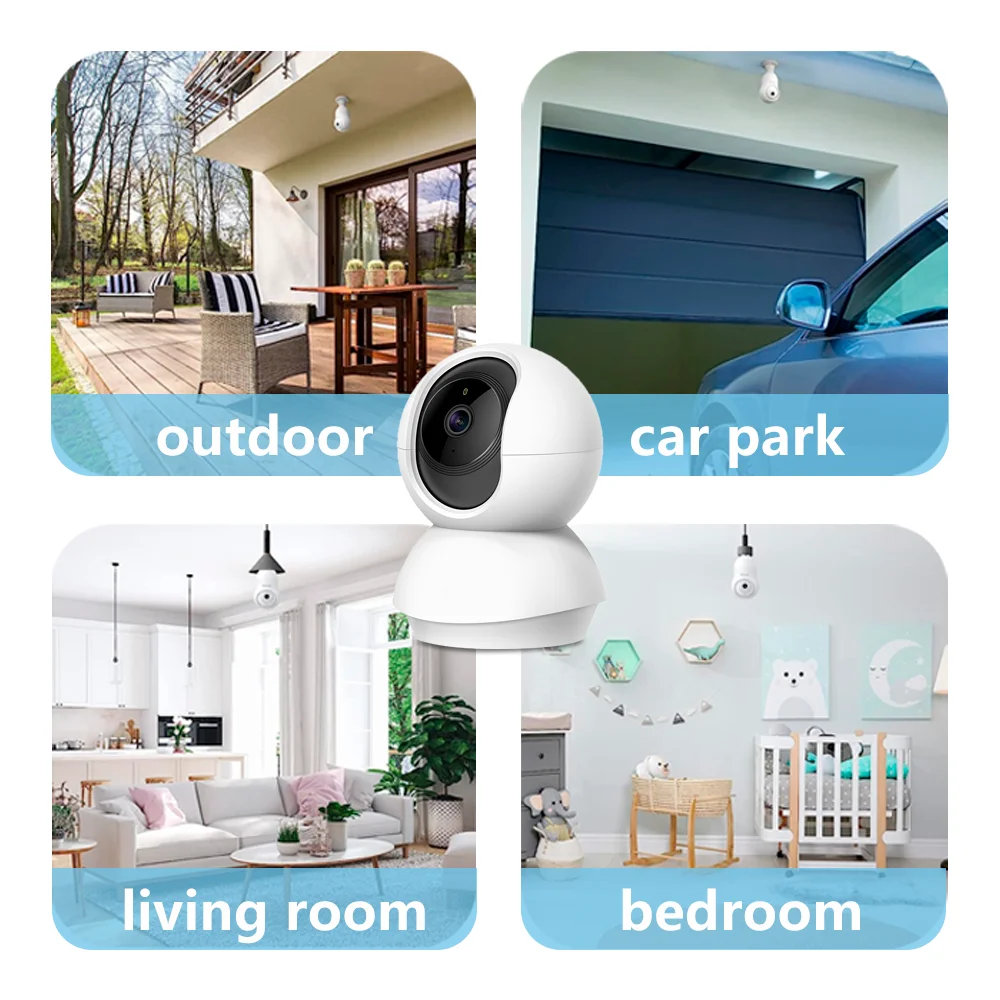 Mini caméra dôme IP WiFi 1080P intérieure Vision nocturne – Image 5