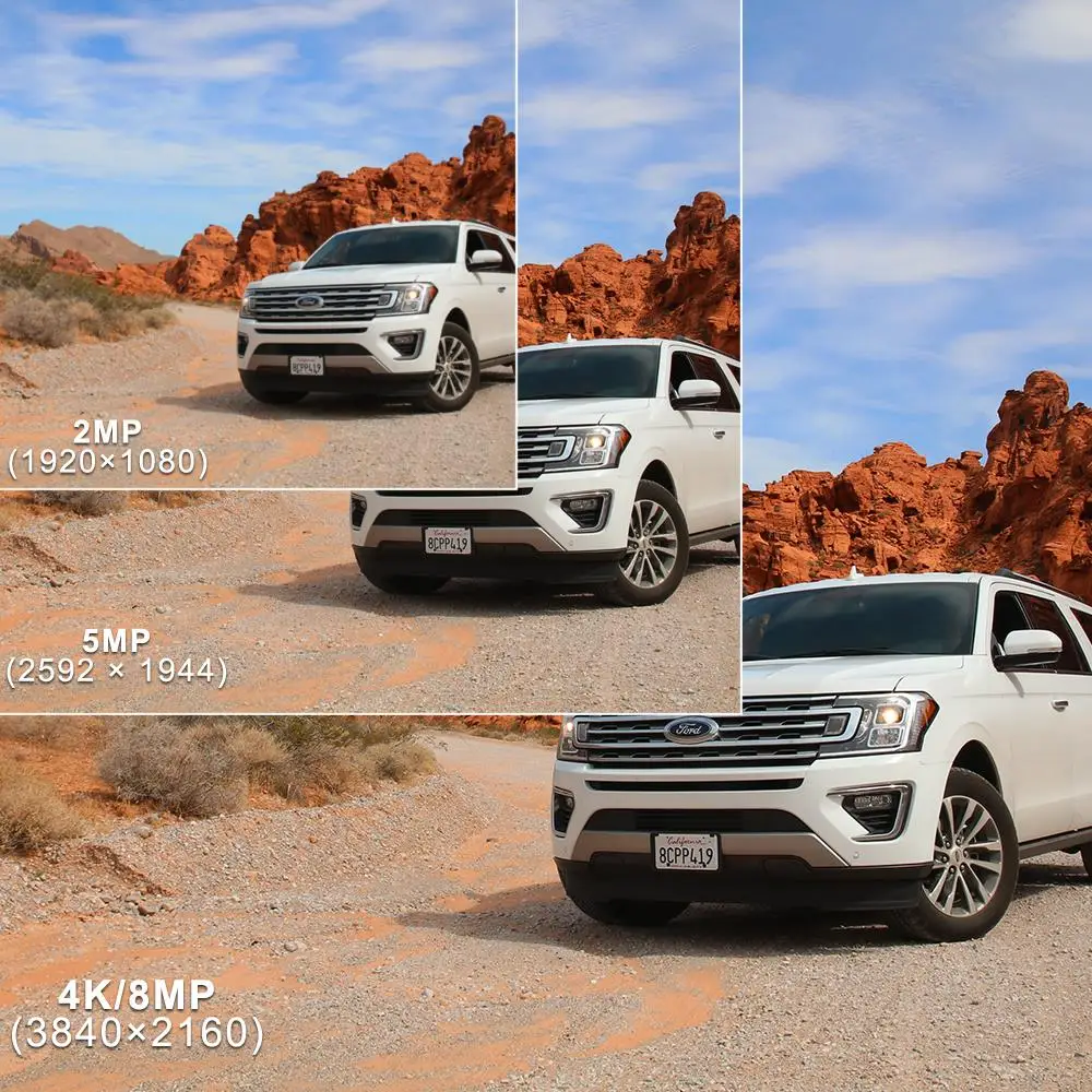 Caméra bullet extérieure/intérieur filaire IP PoE 8MP/4K Vikylin-HIKVISION – Image 3